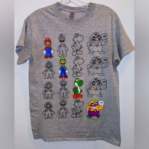Mario and Friends, One in a Minion T-shirts Size S